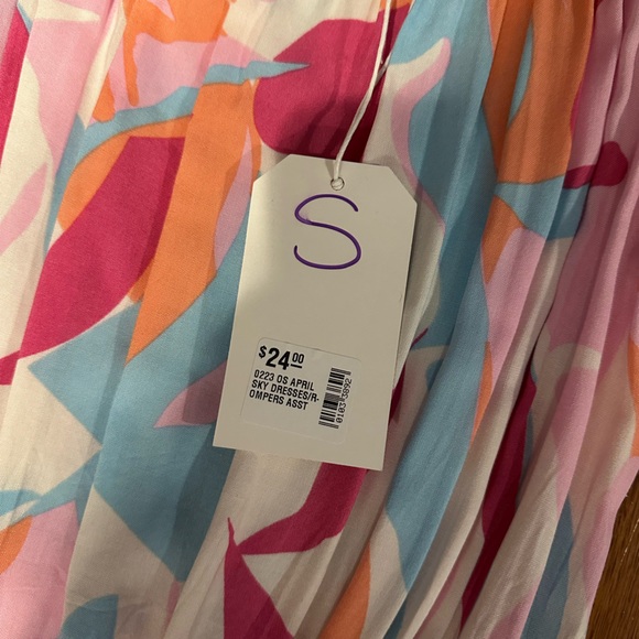 Colorful Abstract Patterned Dress - Picture 2 of 2